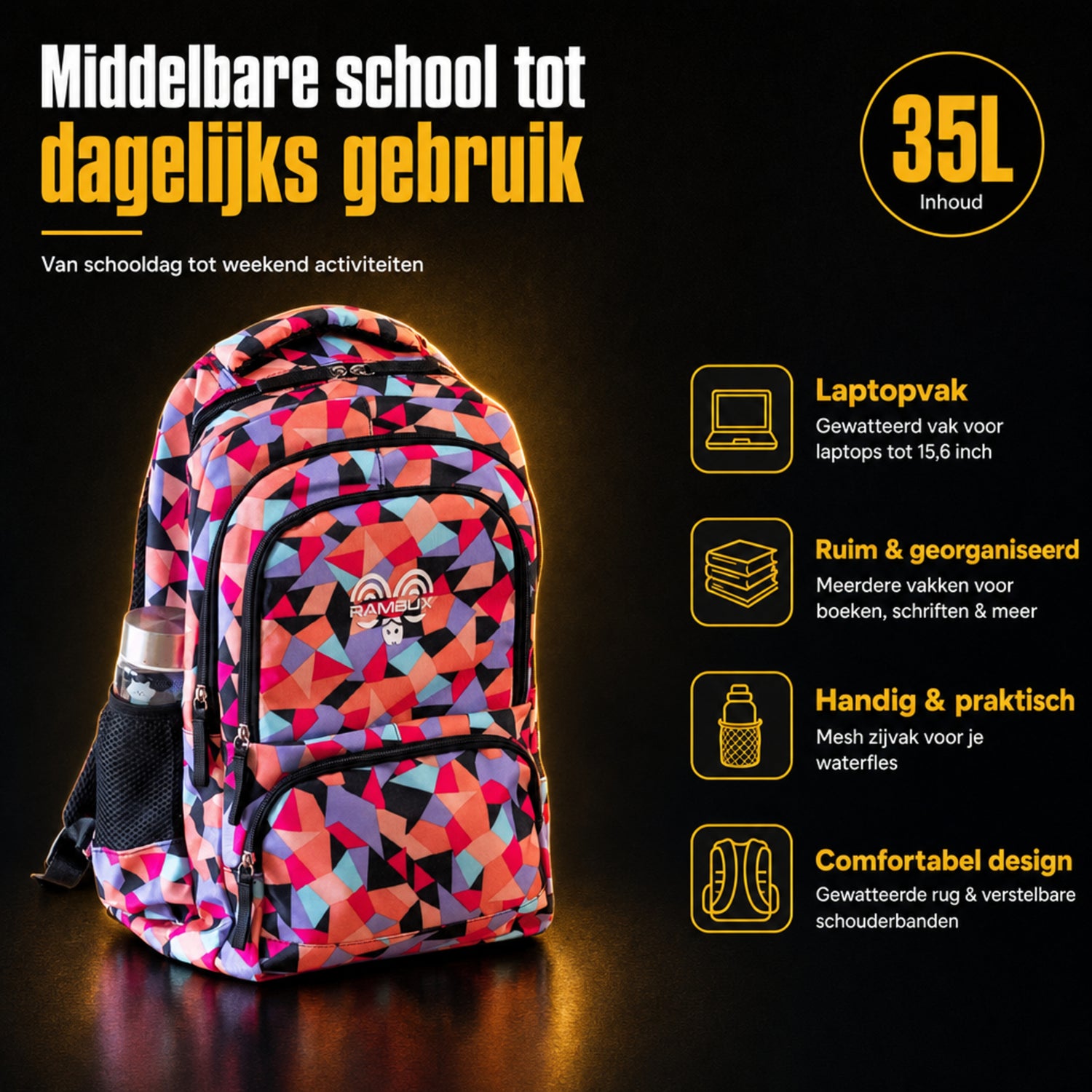 Schulranzen Abstrakt