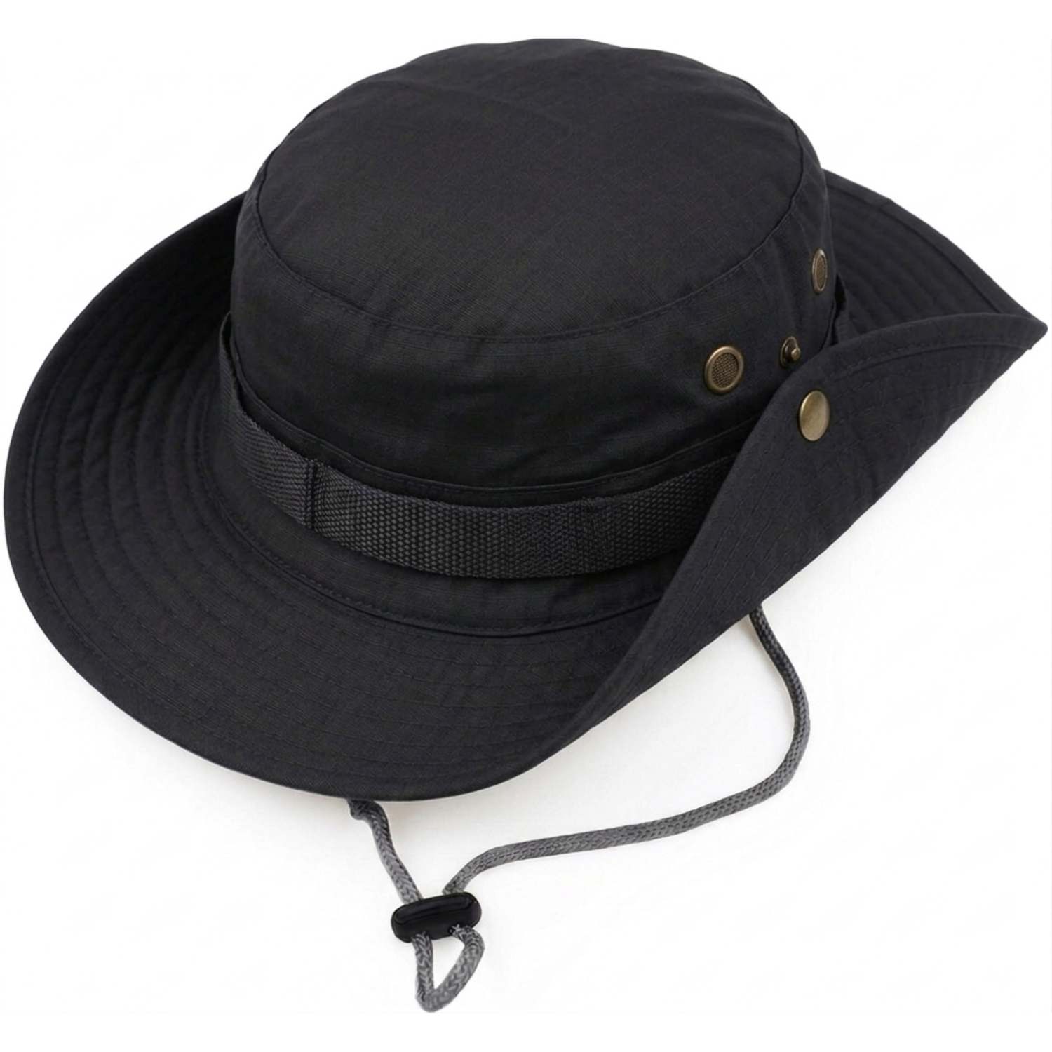 Bucket Hat Heren Zwart