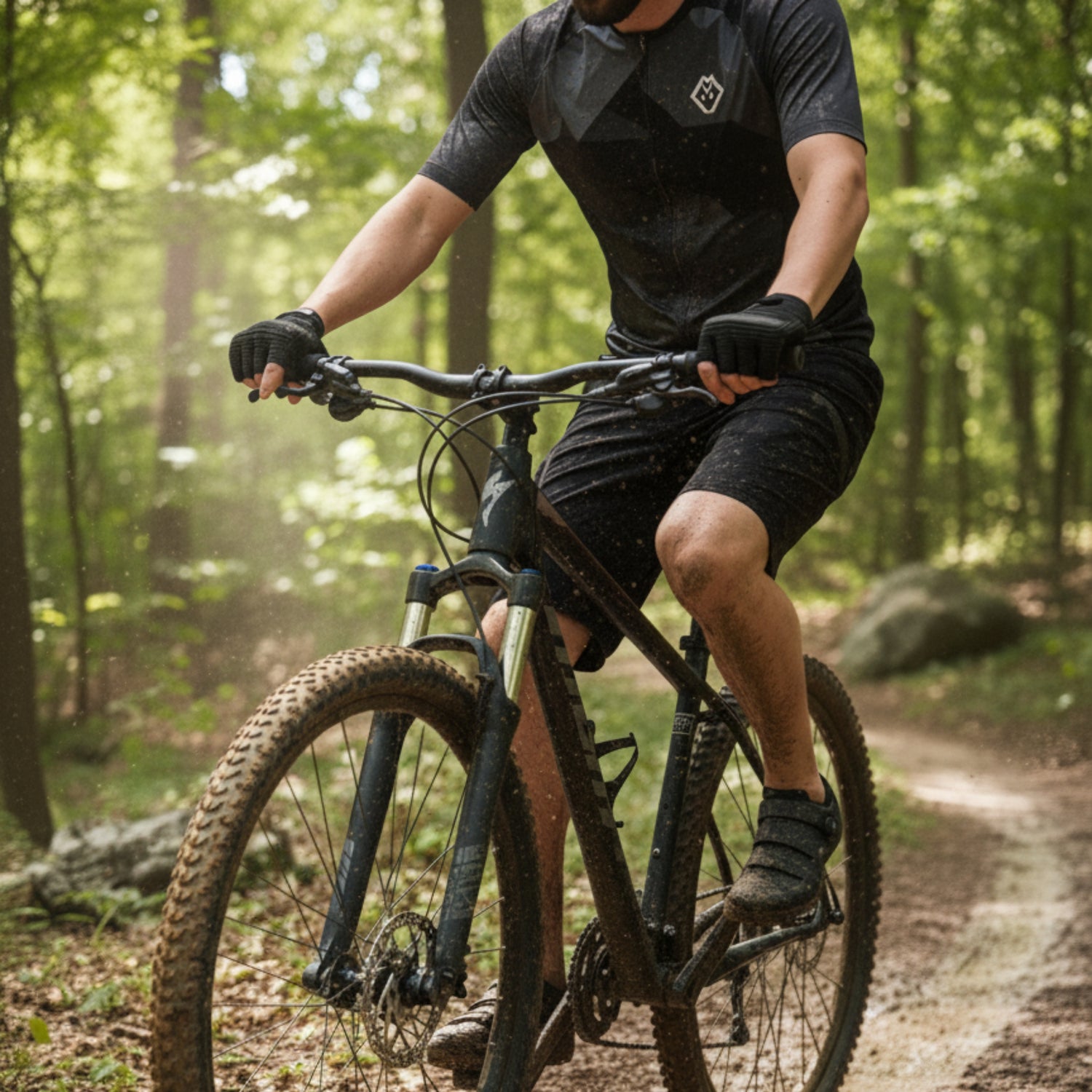 Fietsbroek Heren met Zeem Blauw RAMBUX