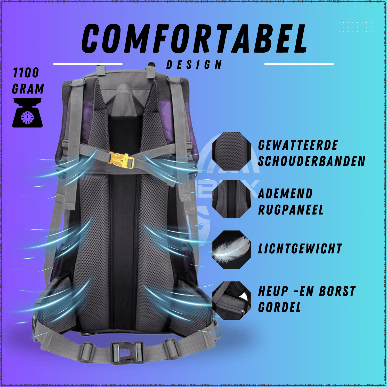 Backpack Adventure 60L Paars