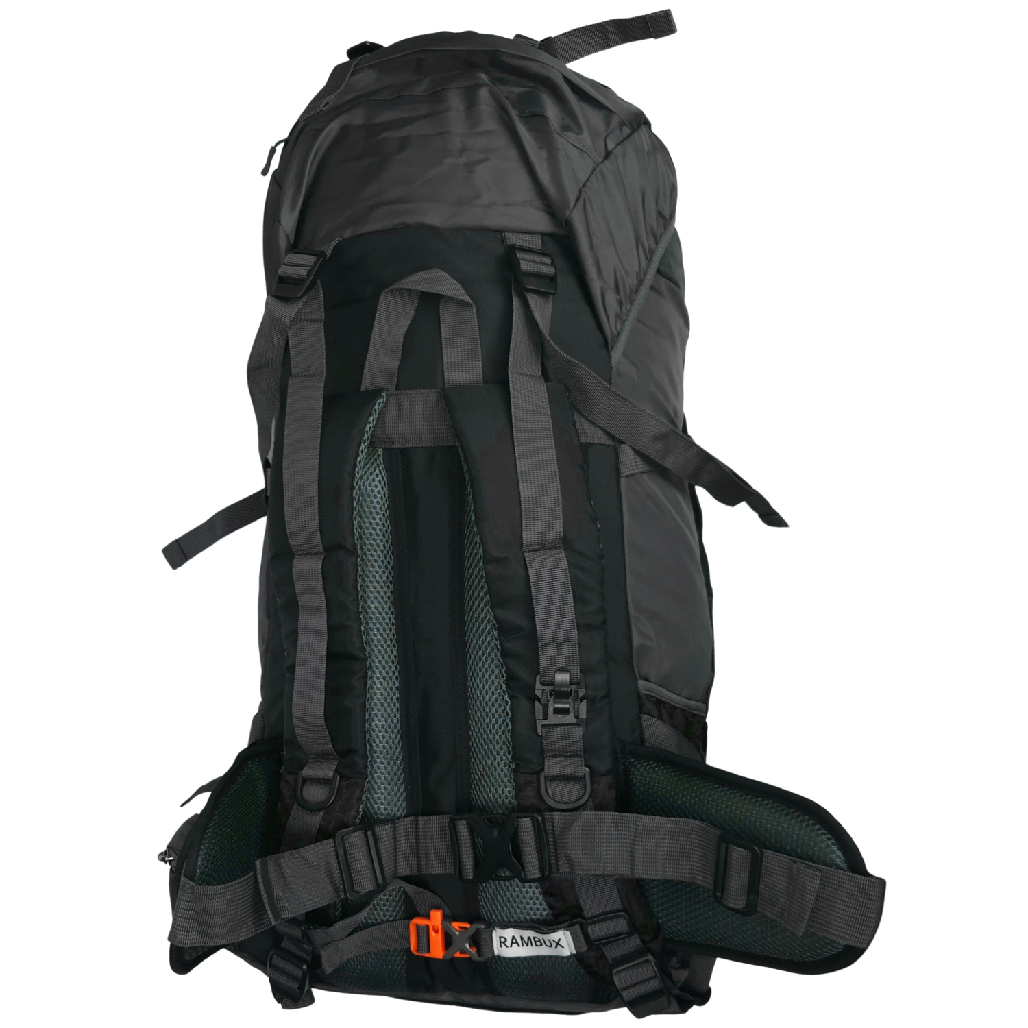 60L Trekking Rugzak Zwart