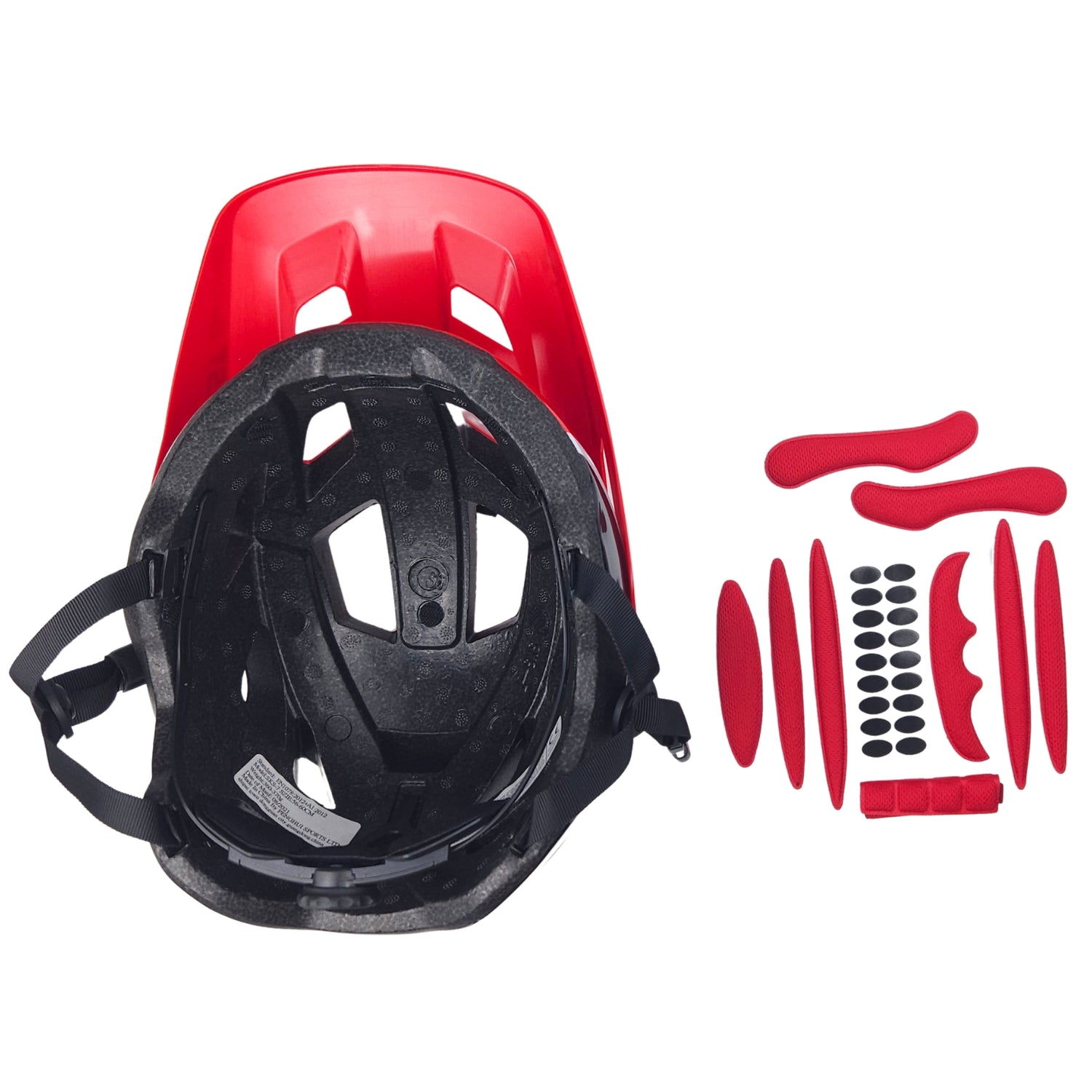 Foam Pads Set Fietshelm Blauw