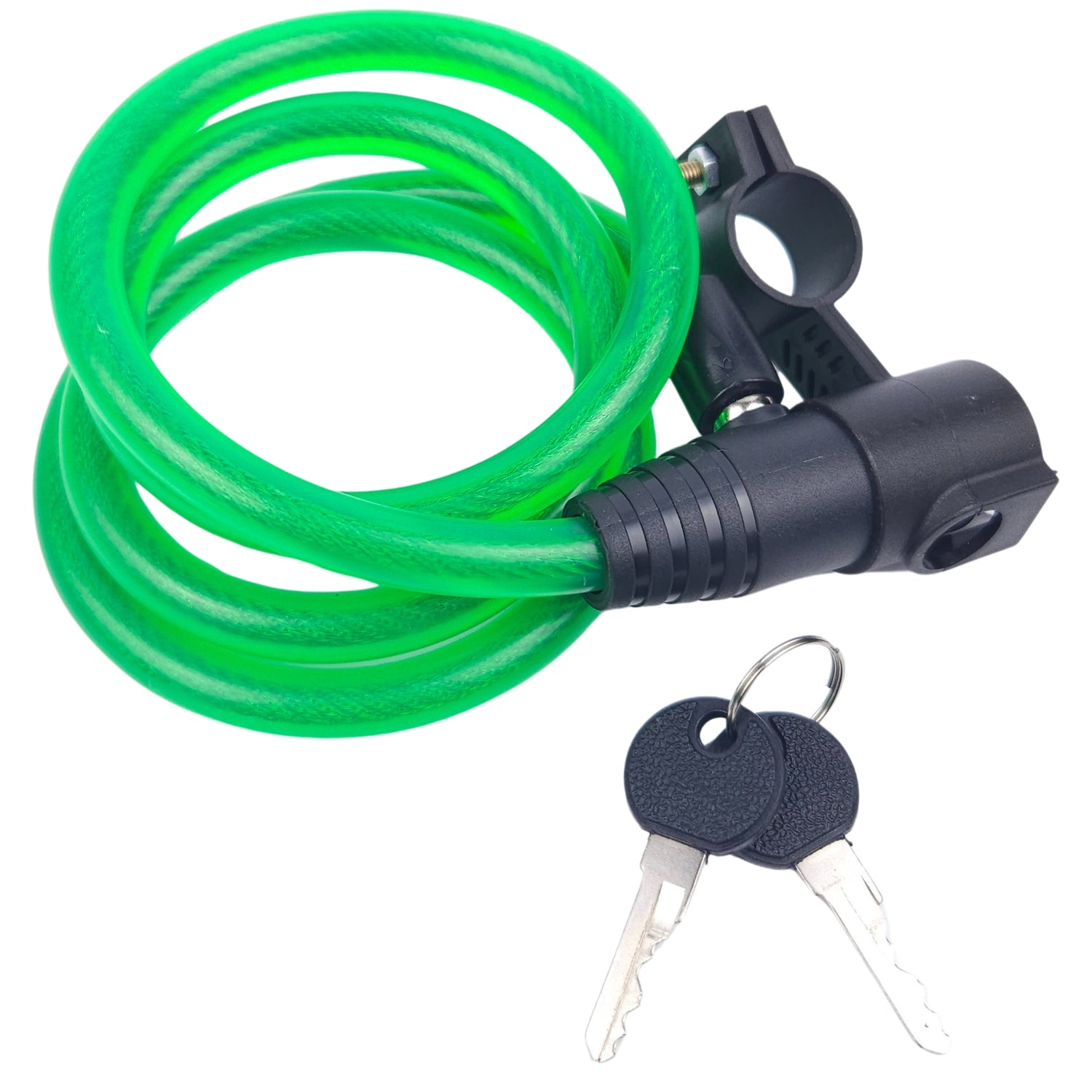 Kabelslot 1 Meter - Fietsslot - Scooterslot - 8mm - Groen