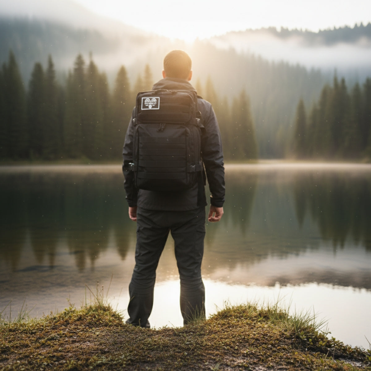 Backpack 45L Zwart RAMBUX