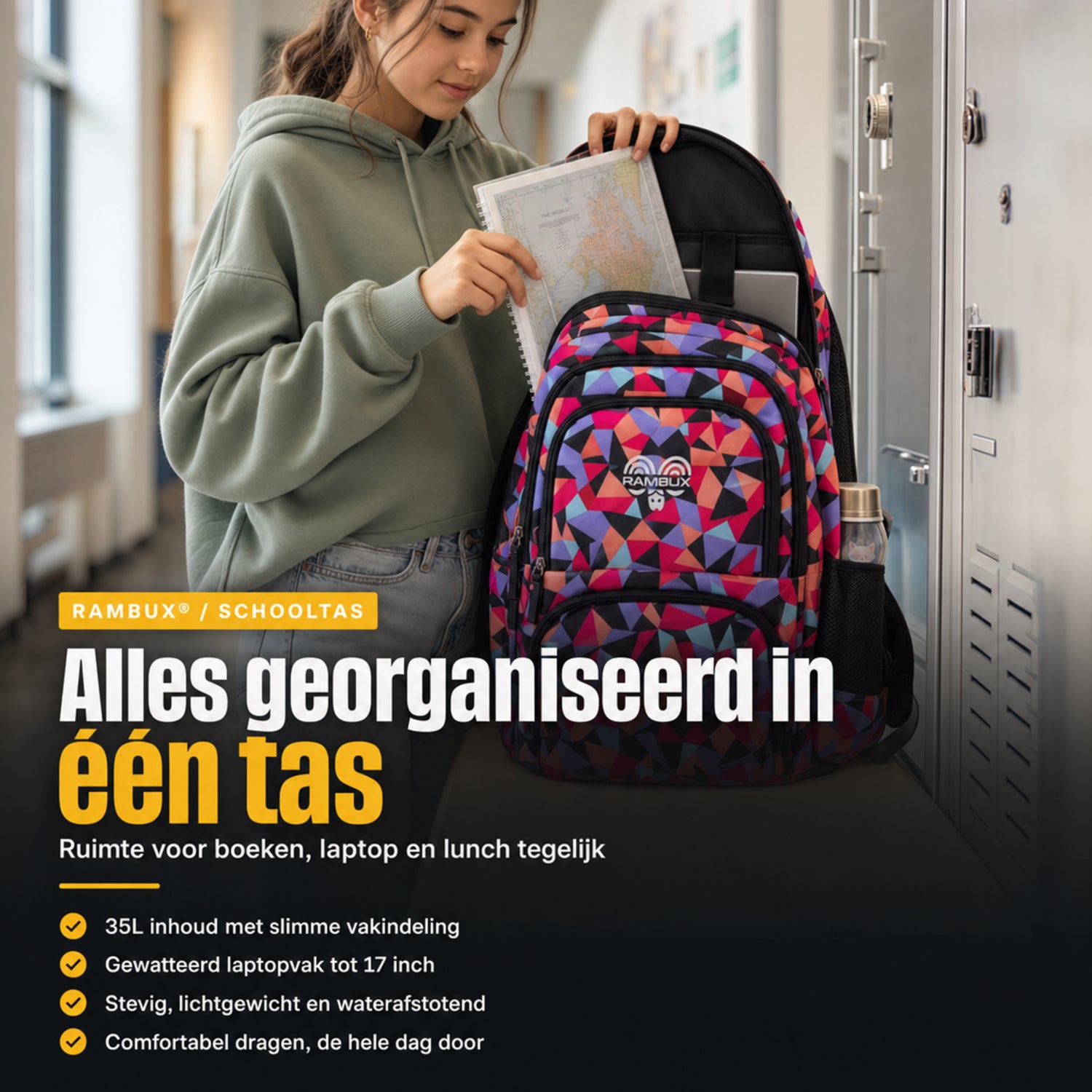 Schulranzen Abstrakt