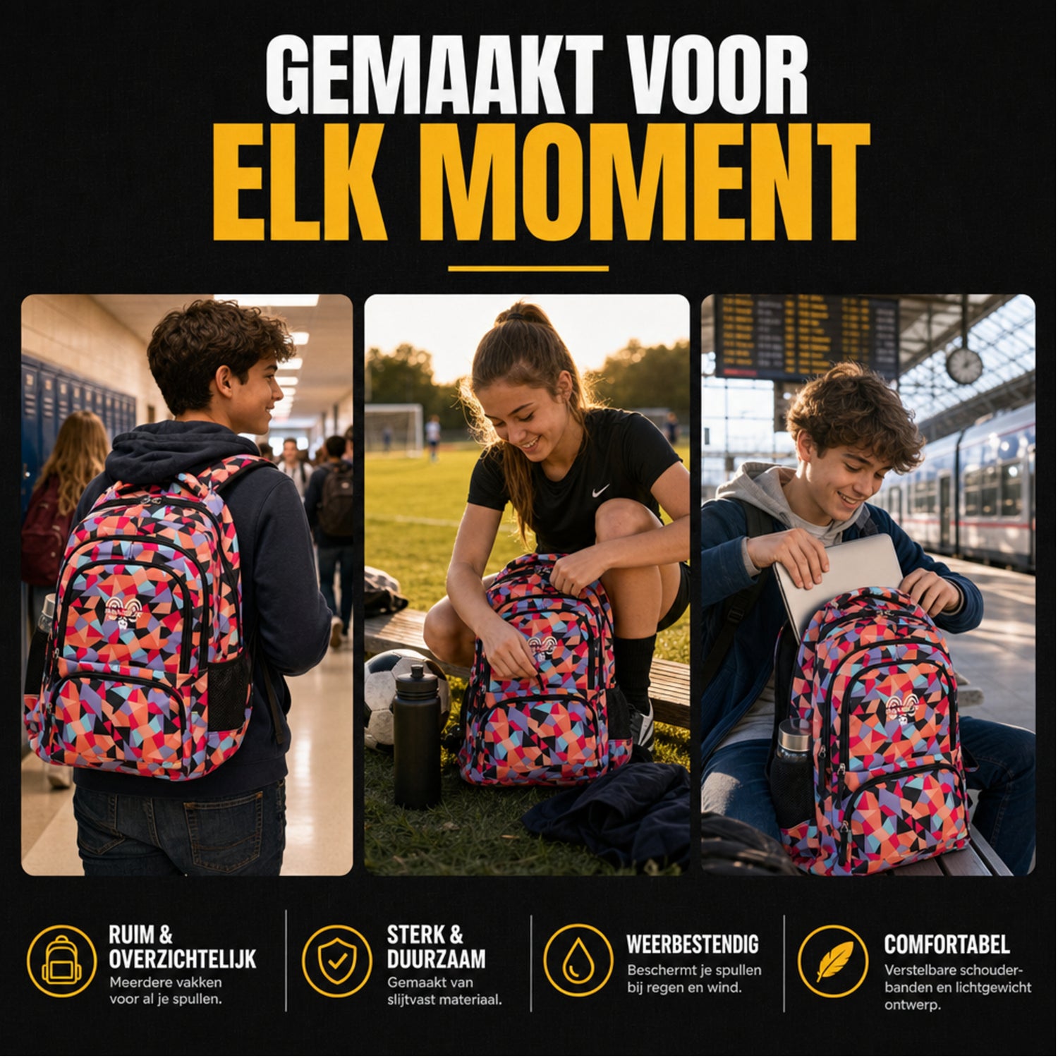 Schulranzen Abstrakt