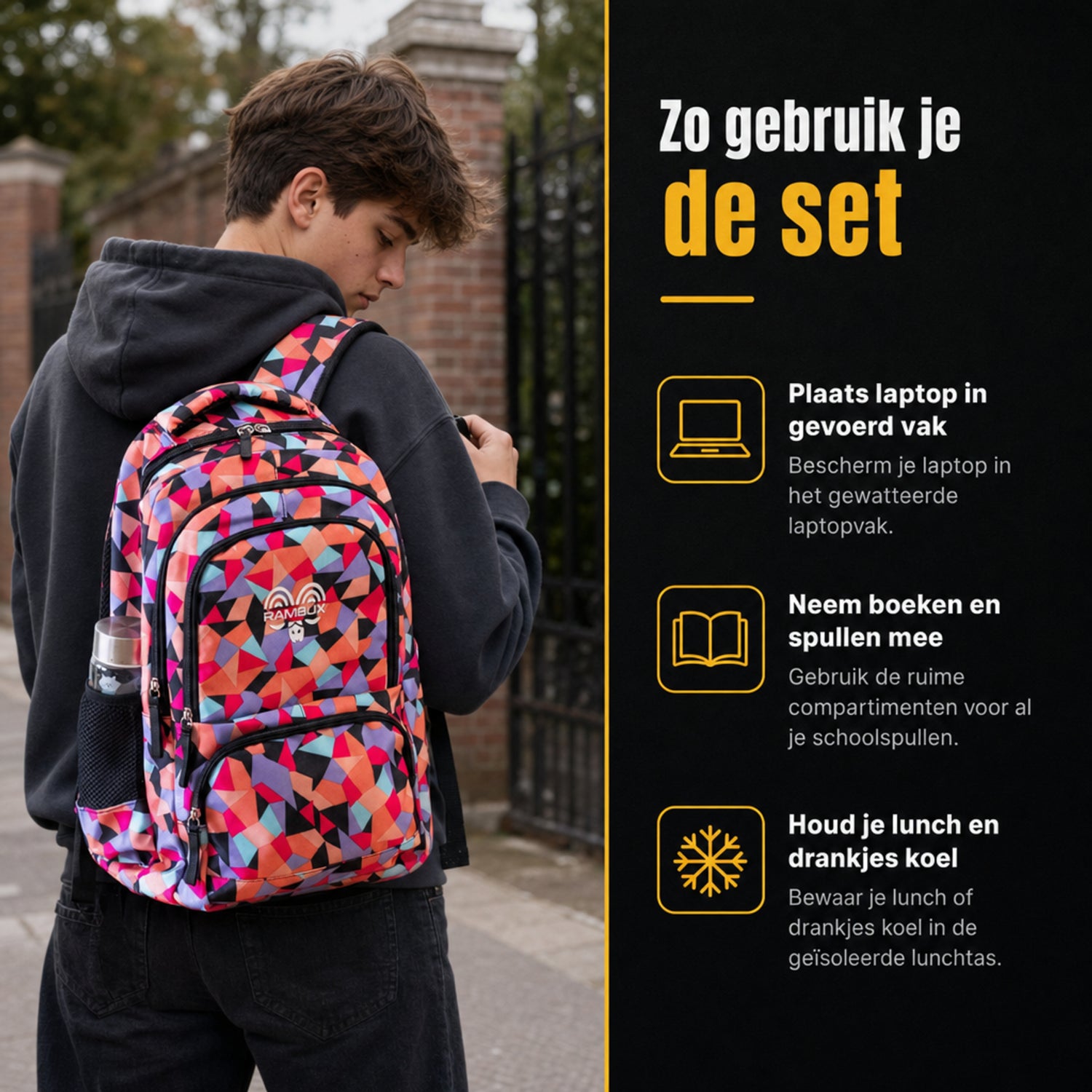 Schulranzen Abstrakt