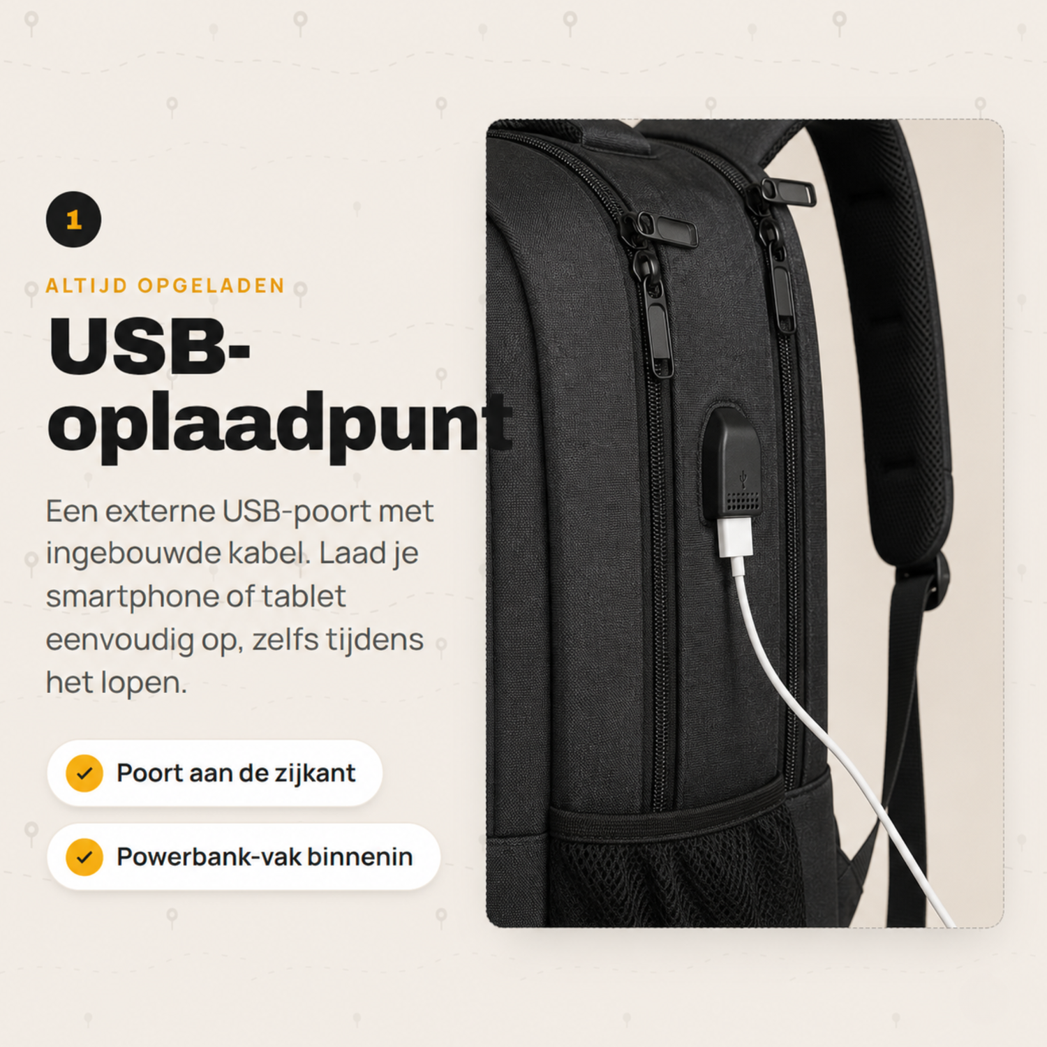 36L Daypack Laptoptas 17,3 inch