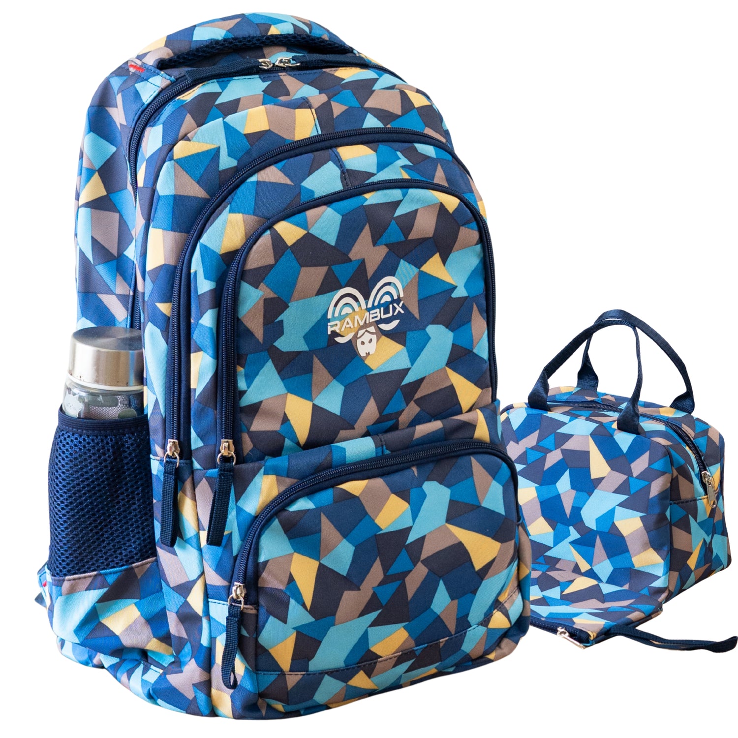 Schultasche Abstrakt Blau