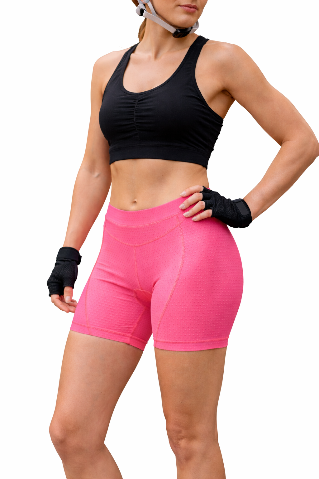 Fietsonderbroek Met Zeem - Dames - Roze