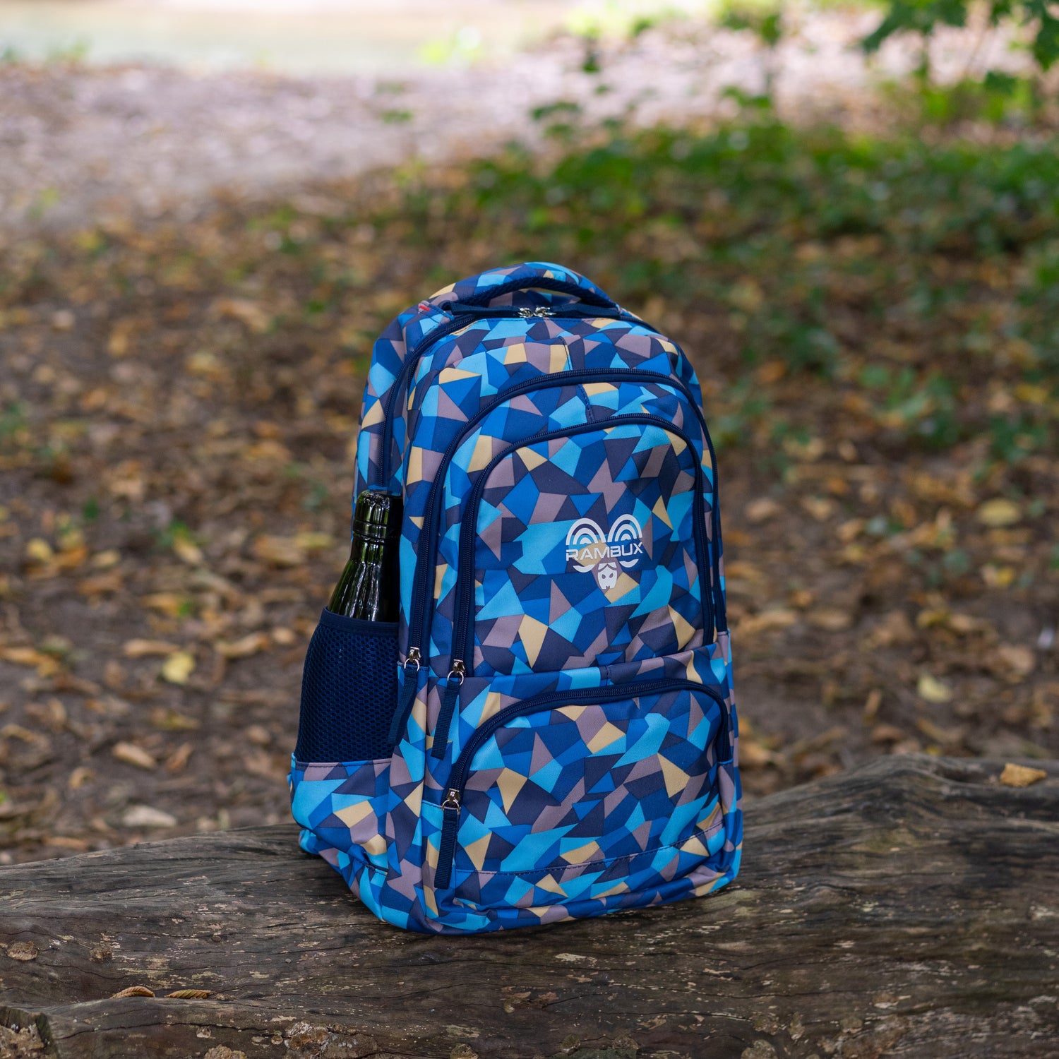 Schultasche Abstrakt Blau