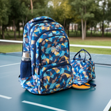 Schultasche Abstrakt Blau