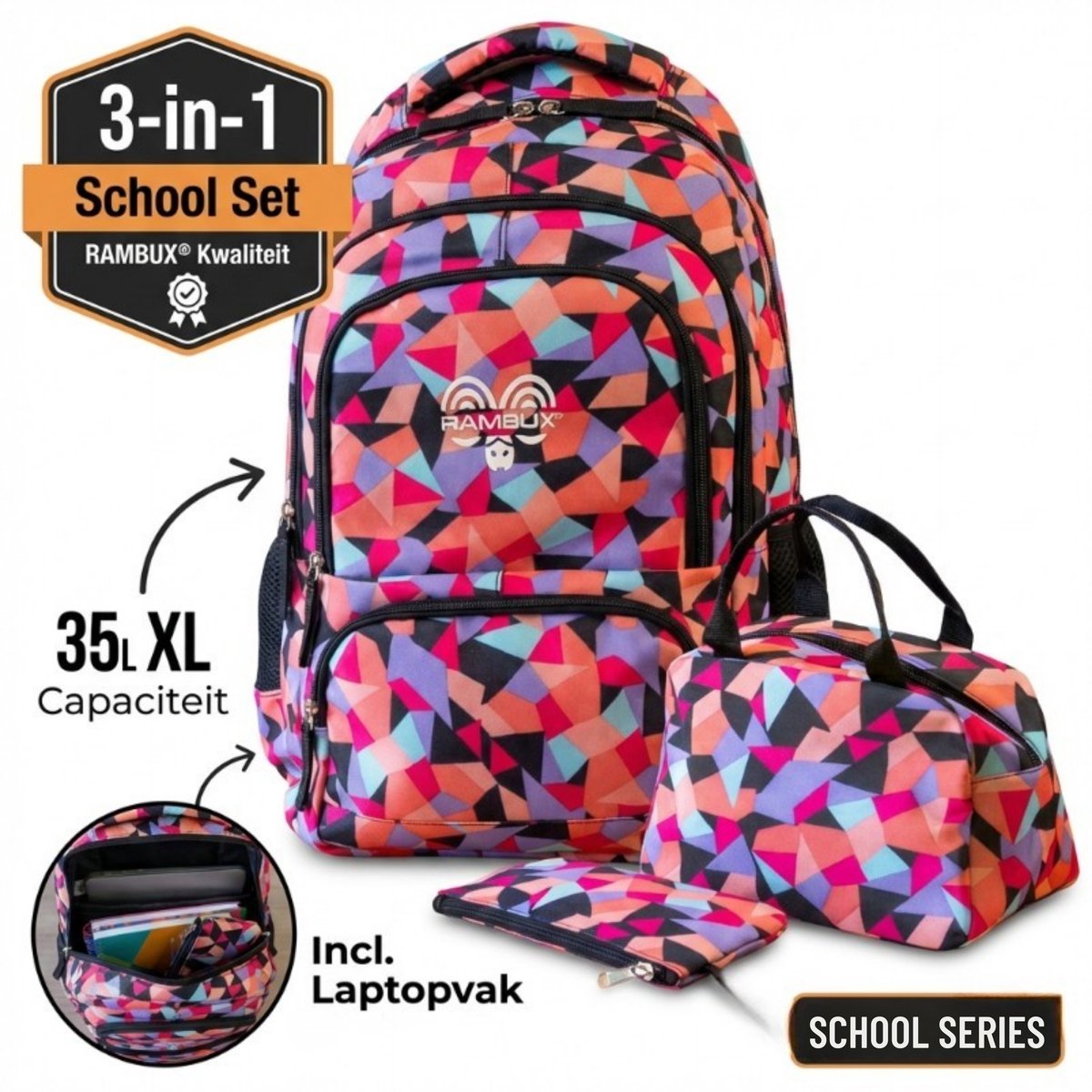 Schulranzen Abstrakt