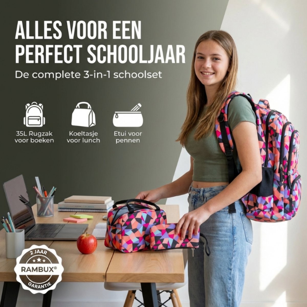 Schulranzen Abstrakt