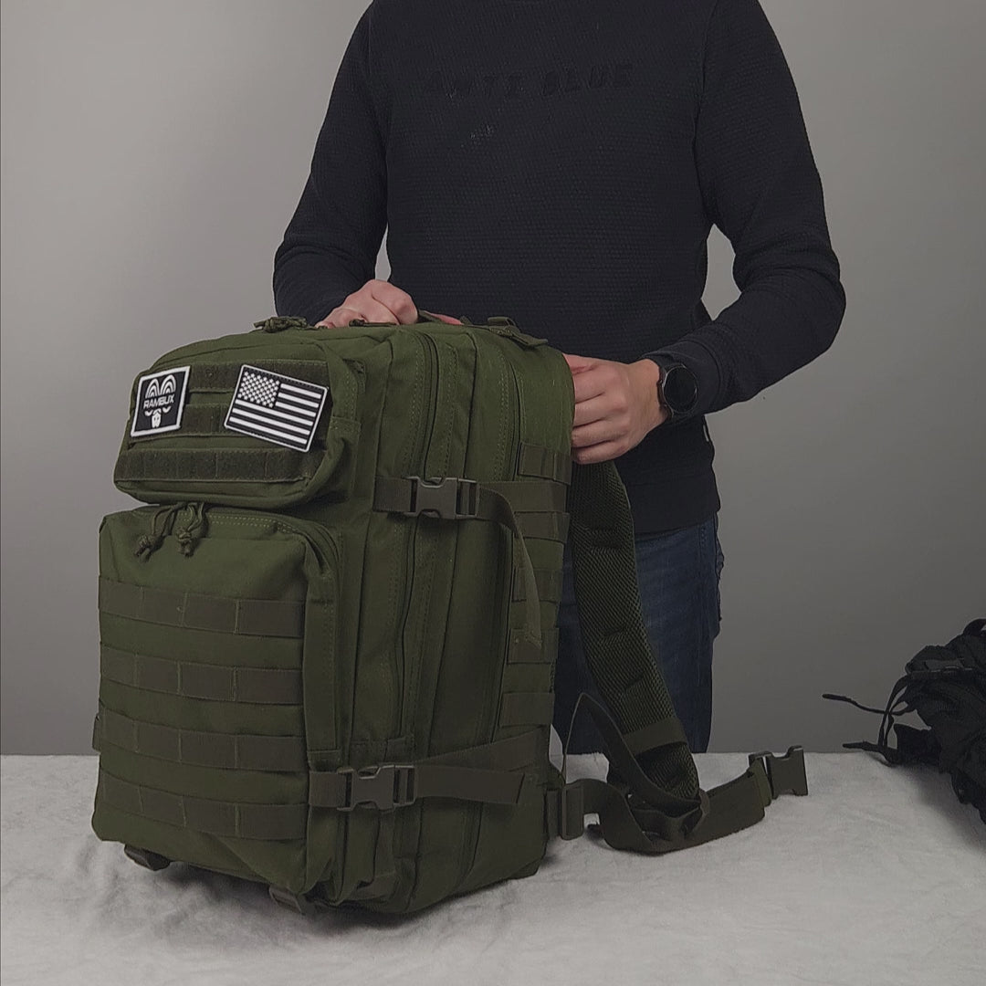 Rucksack 45L Zwart