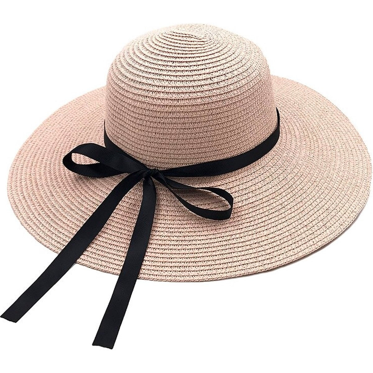 Zonnehoed Dames - Riet - Roze